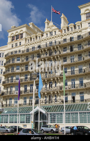 Le Grand Hôtel, Kings Road, de la promenade, Brighton, East Sussex, Angleterre, Royaume-Uni Banque D'Images