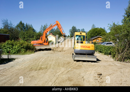 Excavateurs Banque D'Images