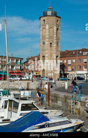 La tour du Leughenaer (couché) (Dunkerque-Flanders-France) Banque D'Images