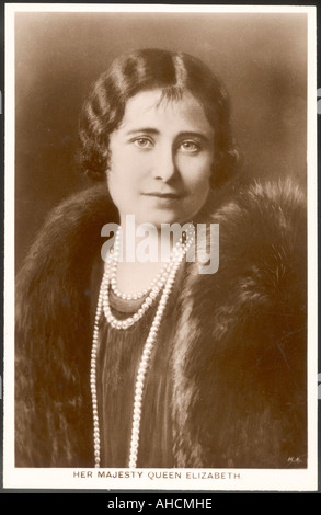 Elizabeth Bowes Lyon Banque D'Images