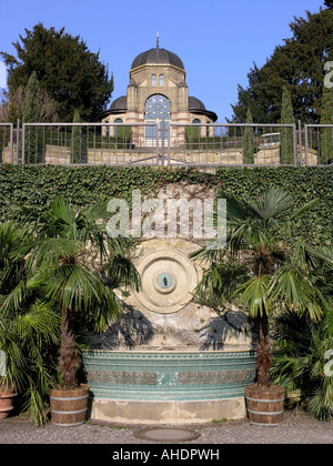 Pavillon mauresque et fontaine en Allemagne Baden Wuerttemberg Stuttgart Wilhelma Banque D'Images