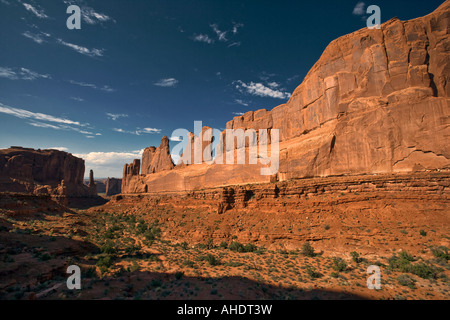 Park Avenue Arches National Park Utah Banque D'Images