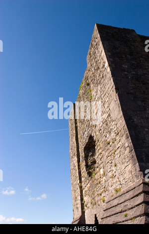 Le donjon du château de Clitheroe Banque D'Images