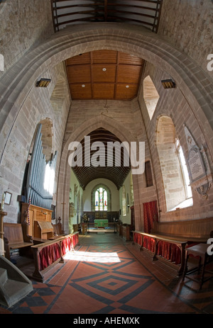 L'église du village de Saint Barthélémy est beaucoup Marcle, Herefordshire. Banque D'Images