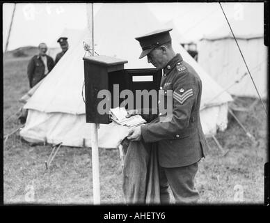 Le facteur militaire Banque D'Images