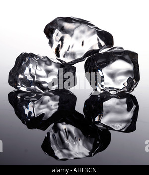 Anneau de cubes de glace Banque D'Images