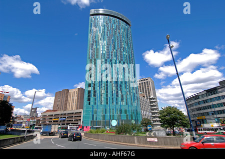 L'hôtel SAS Radisson, Holloway Circus/Queensway, le centre-ville de Birmingham. Banque D'Images