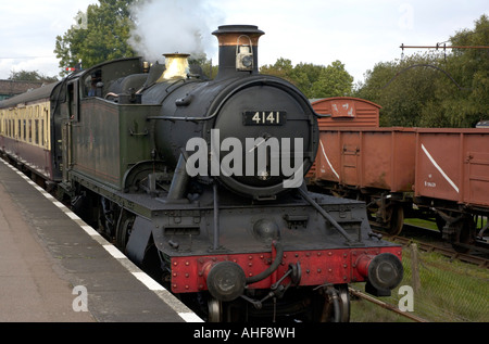 26 Classe 4MT 2T no 4141 great central railway Loughborough Leicestershire angleterre Banque D'Images