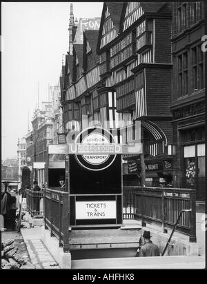 Métro Holborn Banque D'Images