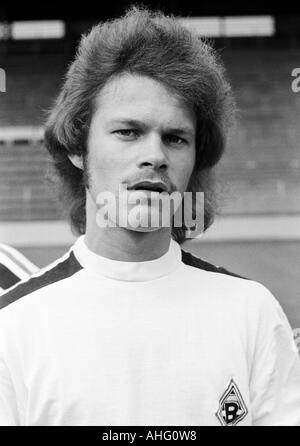 Football, Bundesliga, Borussia Moenchengladbach, présentation de l'équipe pour la nouvelle saison 1975/1976, press photo, prise de vue portrait Norbert Ringels Banque D'Images