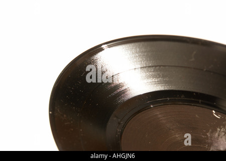 Un cas isolé d'un disque vinyle Banque D'Images