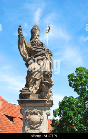Charles Bridge Prague République Tchèque Europe EU Banque D'Images