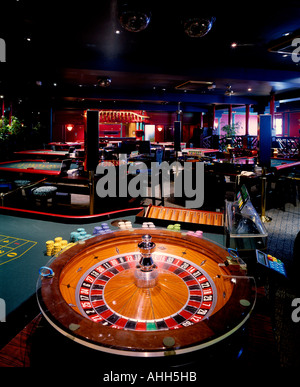 La roue de roulette de casino de l'intérieur Banque D'Images