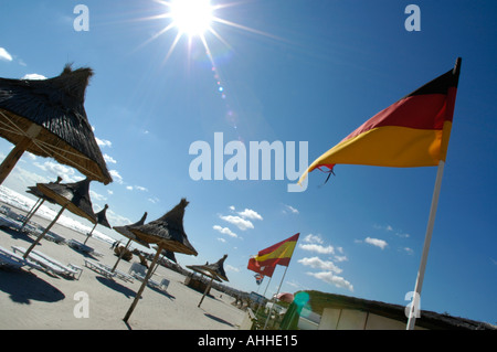 Côte de la mer Noire station touristique Mamaia Banque D'Images