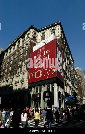 Du grand magasin Macy's, à New York City, USA Banque D'Images