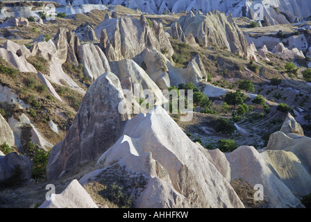 Vallée des Roses, la Turquie, l'Anatolie, la Cappadoce, Goereme Banque D'Images