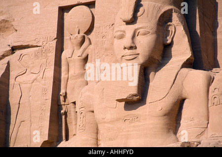 Égypte, vallée du Nil Abu Simbel Banque D'Images