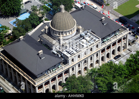 Le Legco ou le bâtiment du Conseil législatif colonial britannique, Hong Kong, Chine Banque D'Images