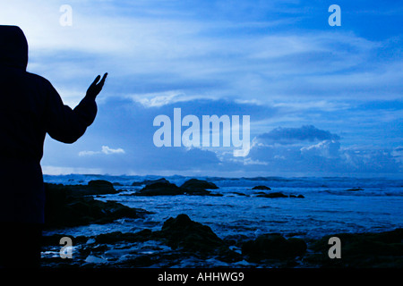 Le culte à seashore Banque D'Images