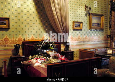La mort de Kemal Ataturk dans le Palais de Dolmabahce Istanbul Turquie Banque D'Images