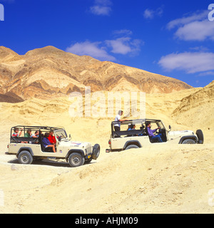 DESERT SAFARI EN JEEP EILAT ISRAEL Banque D'Images