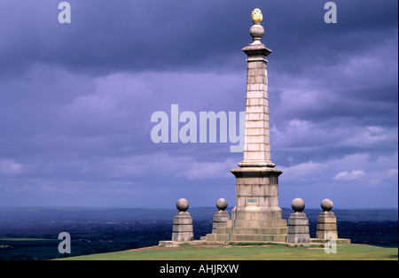 Combe Hill Monument Buckinghamshire Chiltern Hills monument Banque D'Images