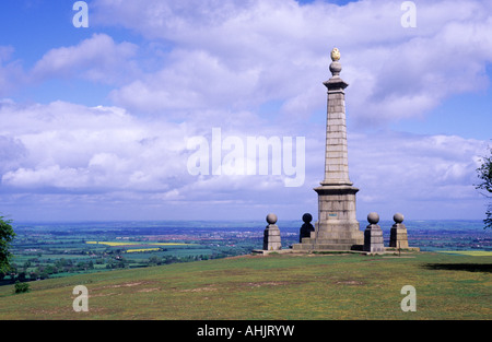 Combe Hill Monument Buckinghamshire Chiltern Hills Thames Valley Banque D'Images