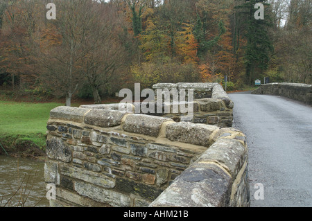 Greystones, pont sur la Rivière Tamar entre Devon et Cornwall South West England UK Grande-bretagne Europe Banque D'Images