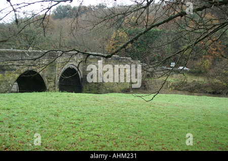 Greystones, pont sur la Rivière Tamar entre Devon et Cornwall South West England UK Grande-bretagne Europe Banque D'Images