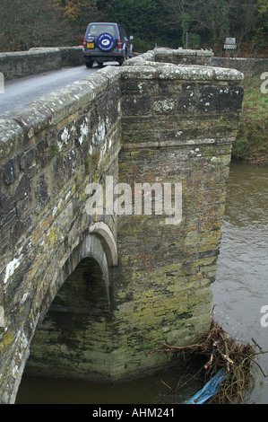 Greystones, pont sur la Rivière Tamar entre Devon et Cornwall South West England UK Grande-bretagne Europe Banque D'Images