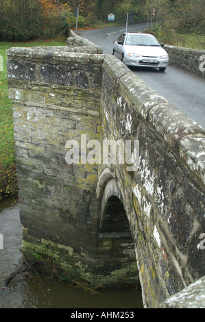 Greystones, pont sur la Rivière Tamar entre Devon et Cornwall South West England UK Grande-bretagne Europe Banque D'Images