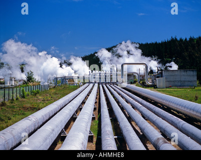 Centrale géothermique de Wairakei Nouvelle-zélande Banque D'Images