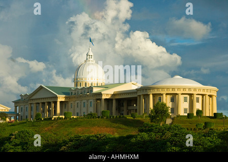 Nouveau bâtiment de la capitale de la République des Palaos Melekeok Banque D'Images