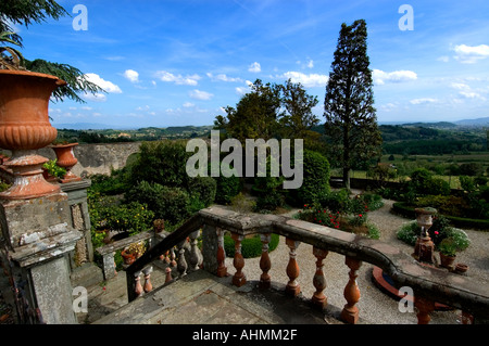 Villa Fattoria Maionchi Maionchi olive Vin Huile d'Oilive Lucca Jardin calme la paix Banque D'Images