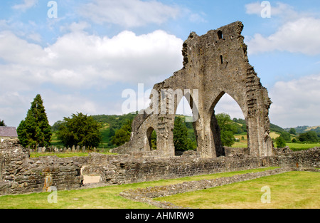 Ruines du 12ème siècle près de l'abbaye de Talley Llandeilo Carmarthenshire Mid Wales UK Banque D'Images