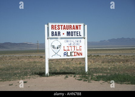 Rachel, Nevada près de la zone 51 Banque D'Images