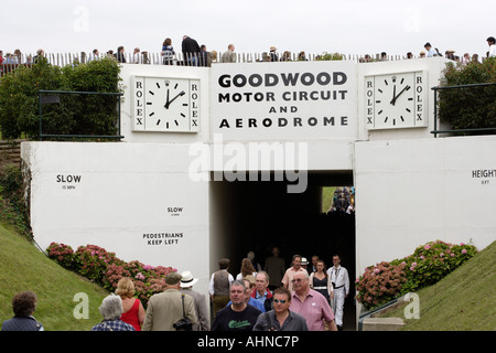Le circuit du moteur et de l'aérodrome de Goodwood Chichester England UK Banque D'Images