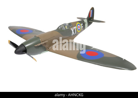 Jouet télécommandé avion Spitfire Banque D'Images