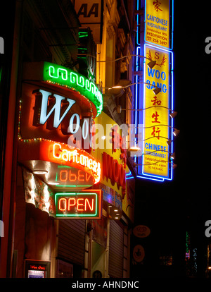 Sang Woo Restaurant chinois sur George Street, Chinatown, Manchester, UK Banque D'Images