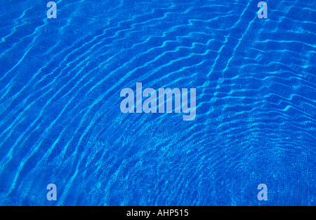 Abstract pattern d'ondulations dans une piscine Sagres Algarve Portugal Europe de l'UE Banque D'Images