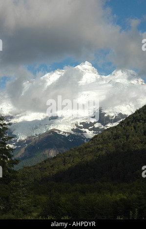 De Pampa Linda Mt Tronador Parc National Nahuel Huapi Patagonia Argentina Banque D'Images