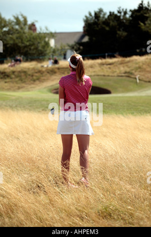 Paula Creamer golfeur professionnel au Royal Lytham en 2006 Banque D'Images