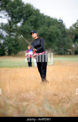 Michelle Wie au Royal Lytham dans le Womens British Open Golf Championship en 2006 Banque D'Images