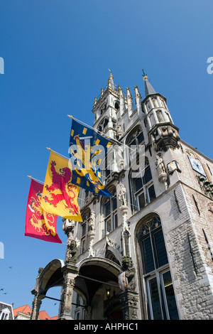 Hôtel de ville, hôtel de ville, Gouda, Southern-Holland, Pays-Bas Banque D'Images