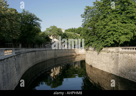 Jardins de la fontaine, Nîmes, France Banque D'Images