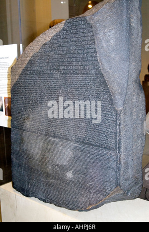 Rosetta Stone, British Museum London Banque D'Images