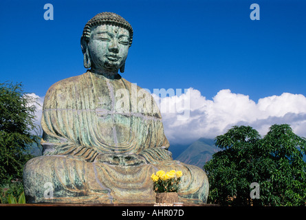 Lahaina Maui Hawaii Amitabha Bouddha du Lahaina Mission de Jodo Banque D'Images