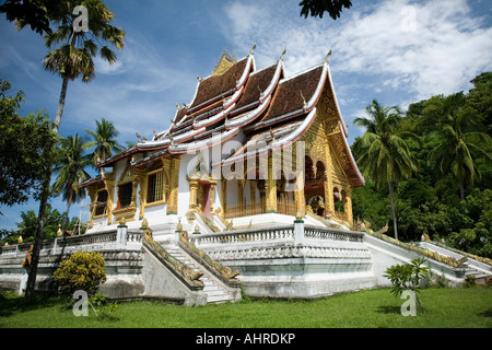 Sala Pha Bang pavillion dans Musée du Palais Royal, Luang Prabang, Laos composé Banque D'Images