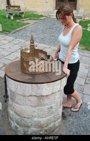 Kremnica Castle Model, Kremnica, région de Banská Bystrica, Slovaquie Banque D'Images