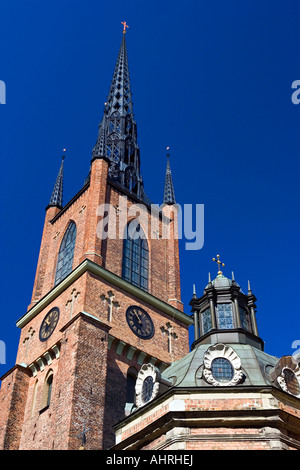 Église Riddarholm à Stockholm Banque D'Images